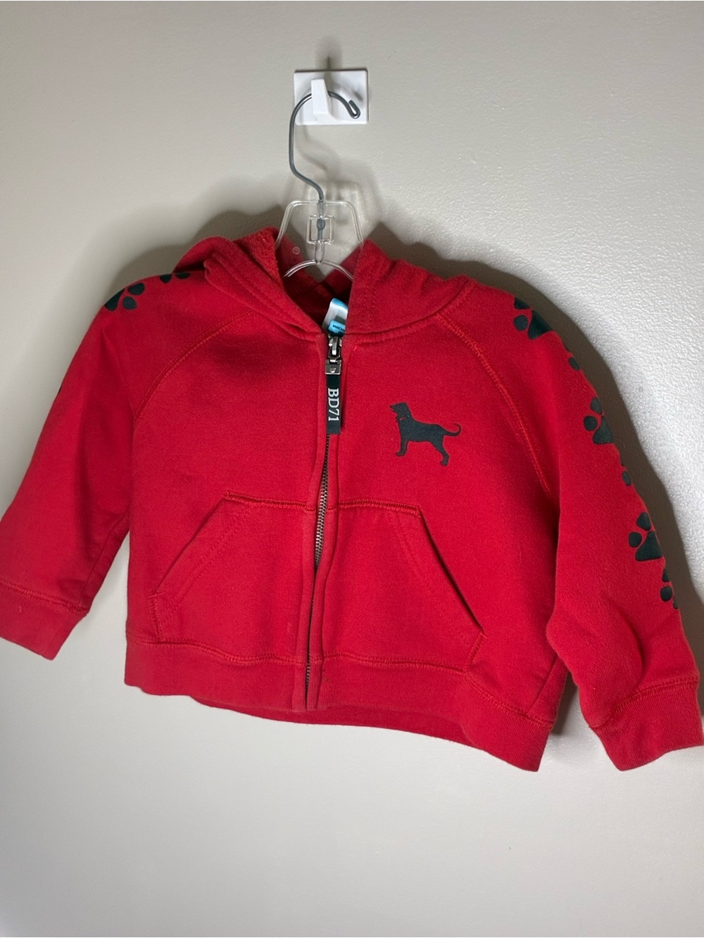 The Black Dog Kids Zip-Up Hoodie 18-24 Months